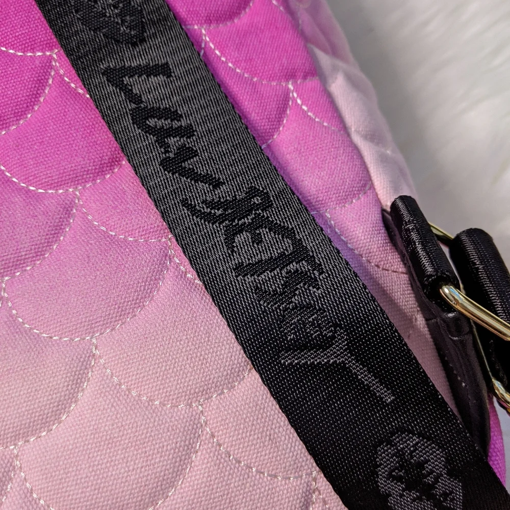 Betsey Johnson Pink Mermaid Scales Backpack Ombre